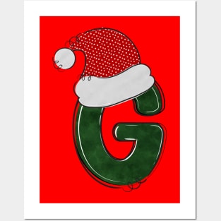Letter G - Christmas Letter Posters and Art